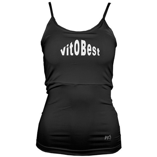 Vitobest T-shirt met bandjes en zwarte voering