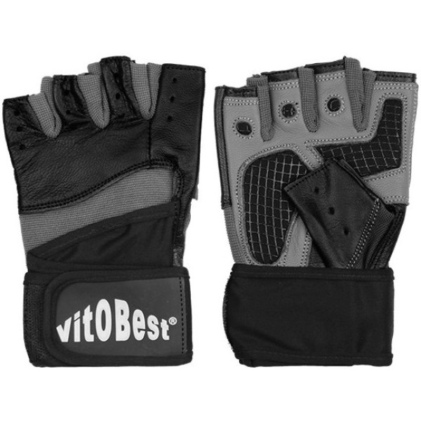 Vitobest Leather Wristband Gloves