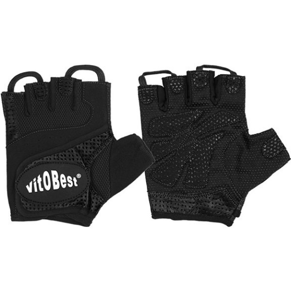 Vitobest Black Leather Gloves
