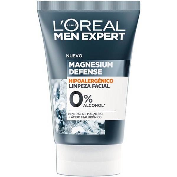 L'Oreal Men Expert Magnesium Defense Detergente viso 100 ml Uomo