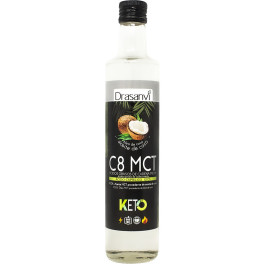 Drasanvi Olie Mct C8 Pure Kokosnoot 100% 500 ml Keto