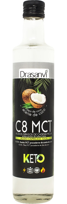 Drasanvi Aceite Mct C8 Puro Coco 100% 500 Ml Keto-image