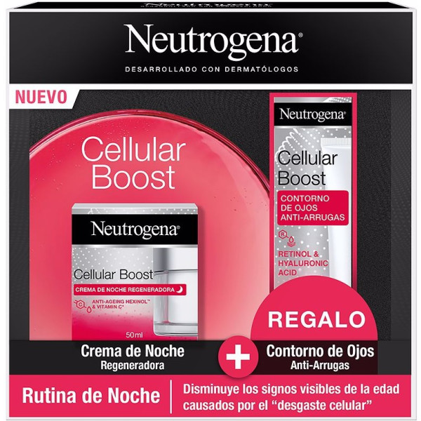 Neutrogena Cellular Boost creme de noite lote 2 peças unissex