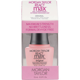 Morgan Taylor React MAX MAX Fortalecedor de uñas original + base 15 ml unisex