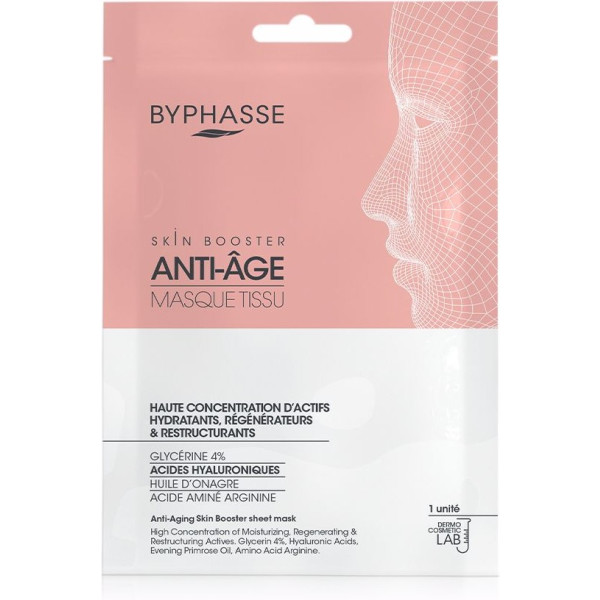 Byphasse Anti-âge Skin Booster Masque Tissu 1 U Unisexe
