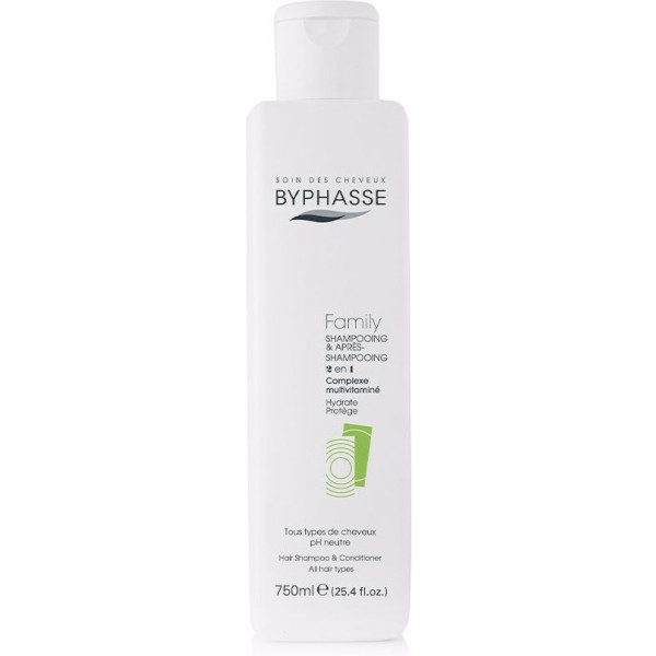 Byphasse Family Shampoo & Conditioner 2 En 1 750 Ml Unisexe