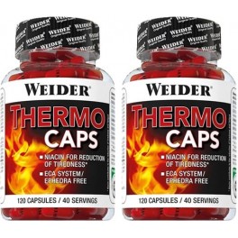 Pacote Weider Thermo Caps 2 frascos x 120 cápsulas