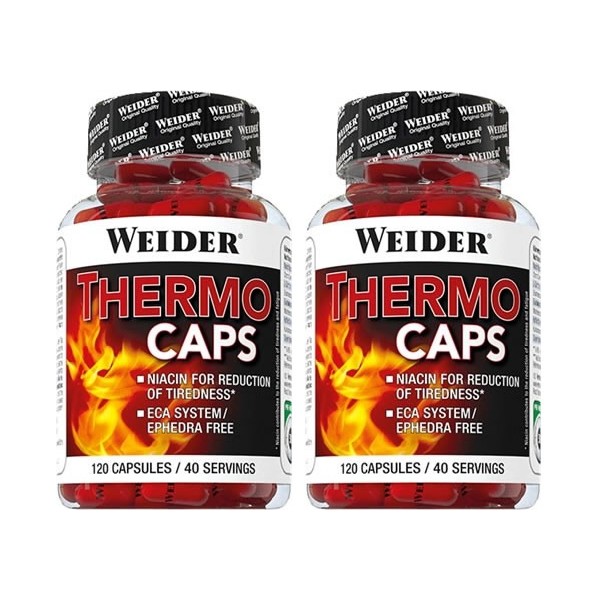 Pack Weider Thermo Caps 2 jars x 120 caps