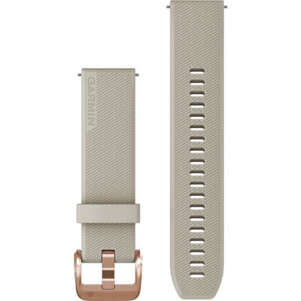 Garmin Correas De Desmontaje Rápido 20 Mm Beige Con Componentes Oro Rosa