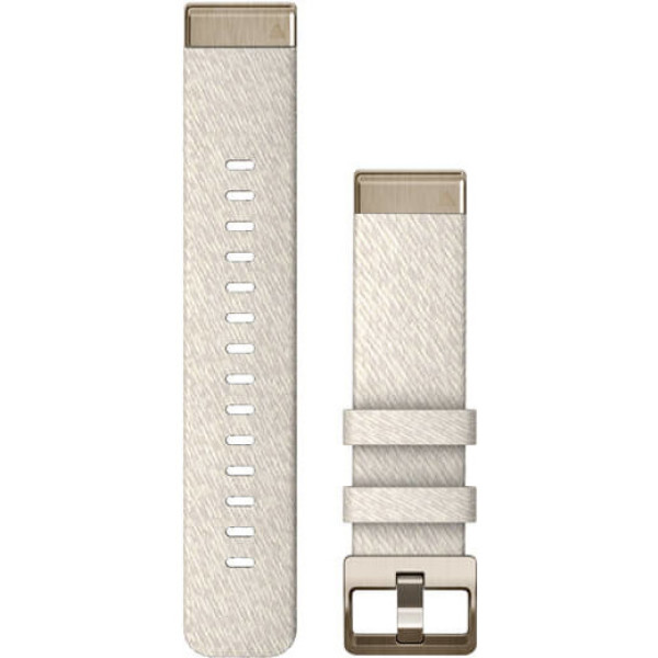 Garmin Correas Para Reloj Quickfit 20 Nailon Color Crema Hebilla Color Oro Crema