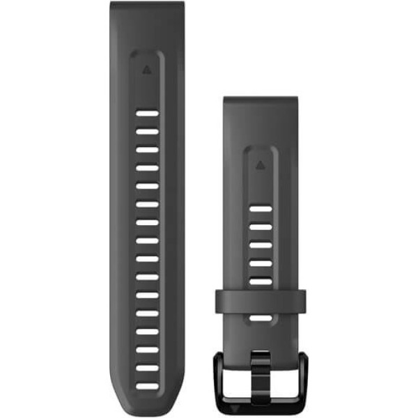 Garmin Quickfit 20 Bracelet de montre en silicone Graphite