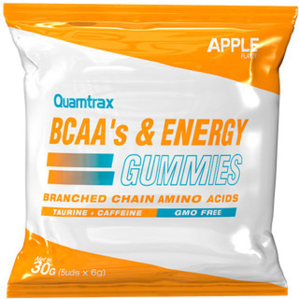 Quamtrax Bcaa\'s & Energy Gummy 5 Kaugummi X 6 Gr