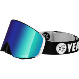 Yeaz Apex Gafas De Esquí Y Snowboard Magnet  Reflejadas Verde/plateado