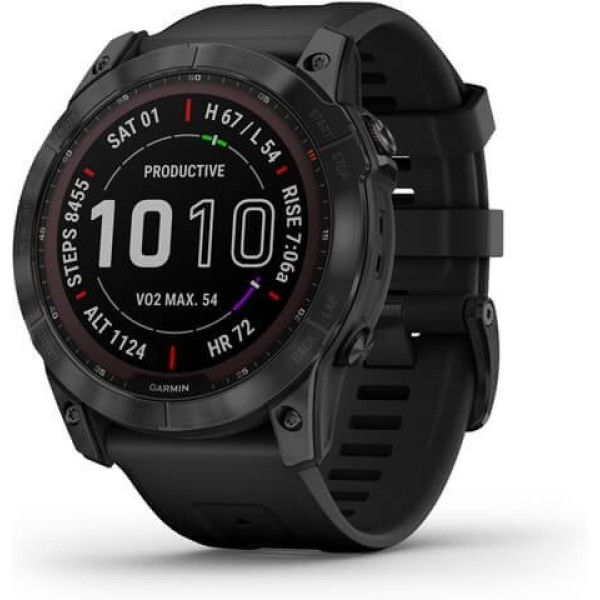 Garmin Fenix 7x Sapphire Solar Negro Titanio Dlc