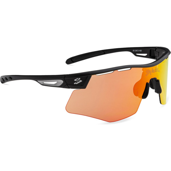 Lunettes Spiuk Sportline Mirus Mirror Noir Orange Orange