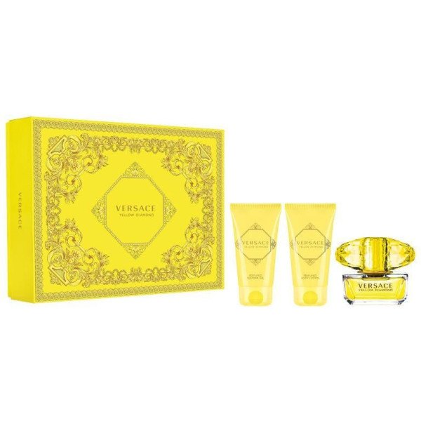 Versace Yellow Diamond Lote 3 Piezas Unisex