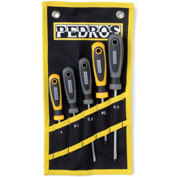Pedros Screwdriver Kit Pedro's Flat Tip Screwdriver with Pouch (5 unités)