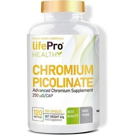 Life Pro Nutrition Chrome Picolinate 120 Cápsulas