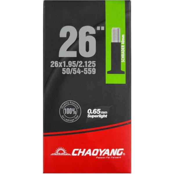Chaoyang Camara Super Ligera 26x1.95/2.125 0.65mm Av 40mm
