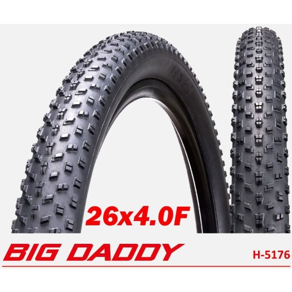 Chaoyang Big Daddy Tyre 26x4.0f 2c 120tpi Fatbike