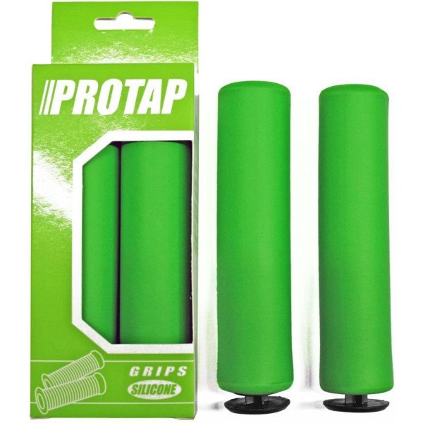 Protap Puños Silicona 130mm ø32 Verdes
