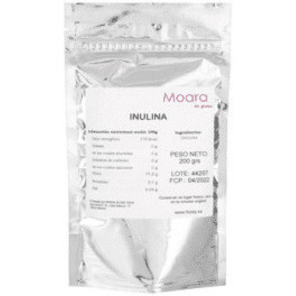 Moara Inulina En Polvo Pura De Achicoria - Sin Gluten- 200 Gr