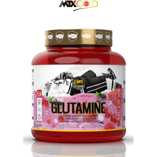 Mtx Nutrition Glutamine R.gold (500g.)  ? Suplemento Premium De L-glutamina En Polvo Kiowa_quality  Enriquecida Con Vitamina B