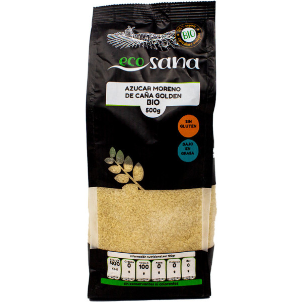 Ecosana Brown Sugar Cane Golden Bio 500 gr