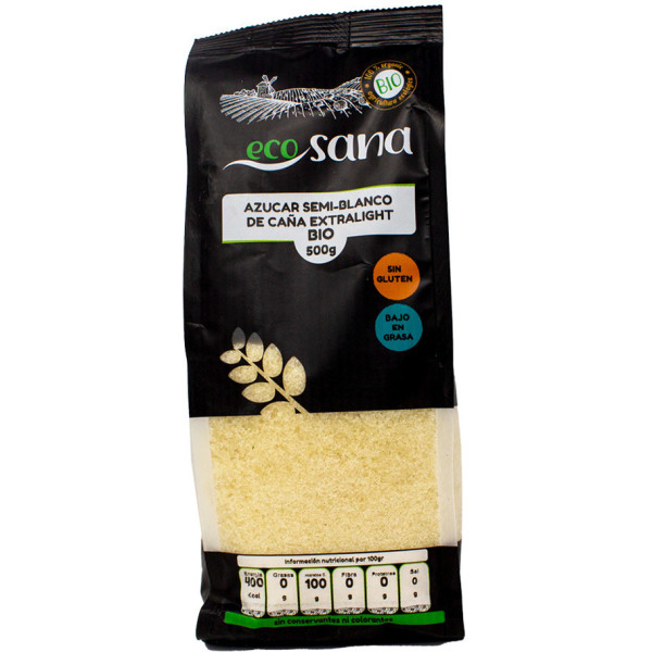 Ecosana Semi-white Sugar Cane Extralight Bio 500 Gr
