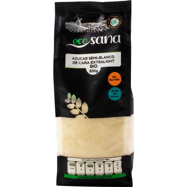 Açucar de Cana Semibranco Ecosana Extralight Bio 1 Kg