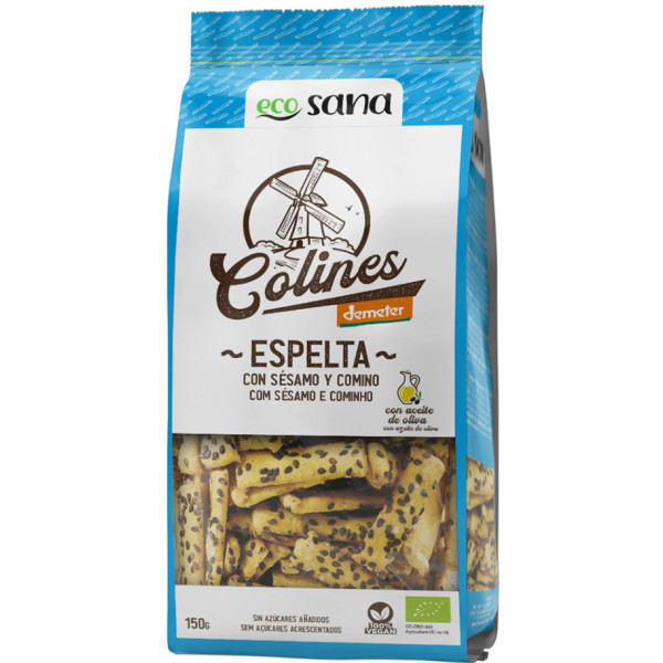 Ecosana Soepstengels Spelt Sesam Bio 150 Gr