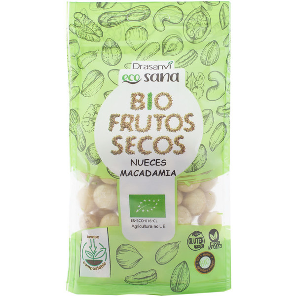 Ecosana Noix de Macadamia Bio 100 Gr