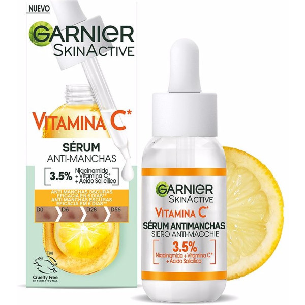 Garnier Skinactive Vitamina C Siero Antimacchia 30 Ml Unisex