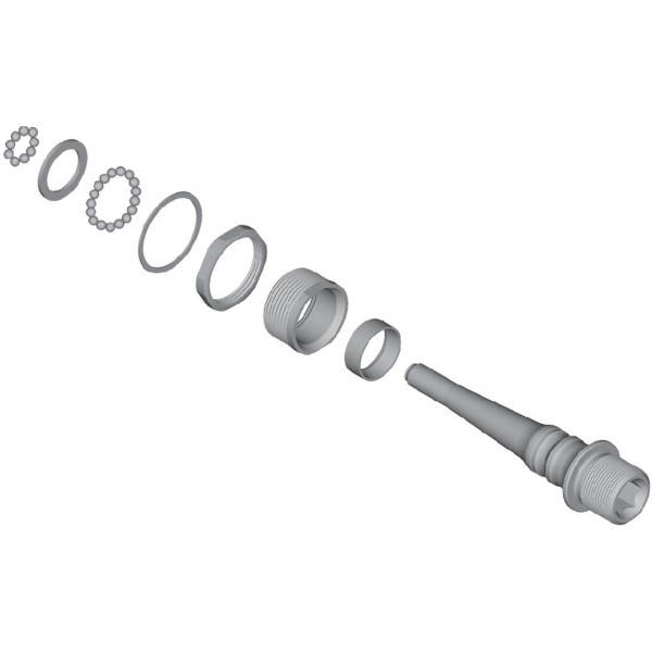 Shimano Eje Pedal Completo Izquierda Pd-r9100