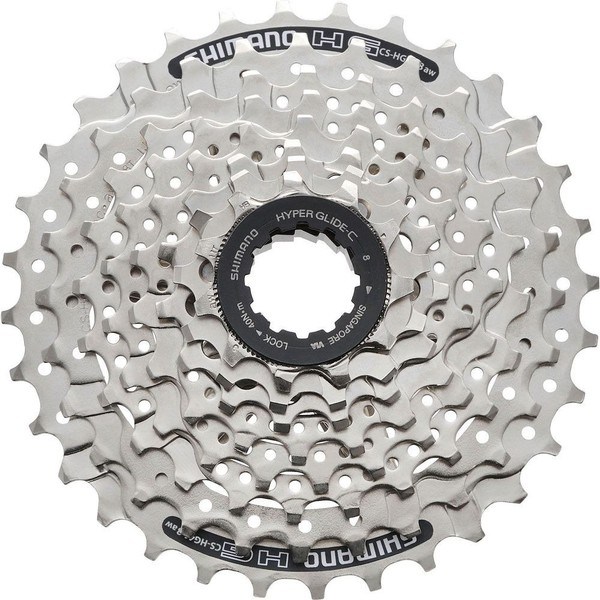 Shimano Cassette Cs-hg41 Plata 8v.(11-30)(11/13/15/17/20/23/26/30)