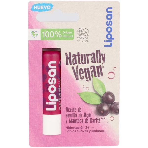 Liposan Naturally 100% Vegan Acai & Beurre de Karité 480 Gr Unisexe