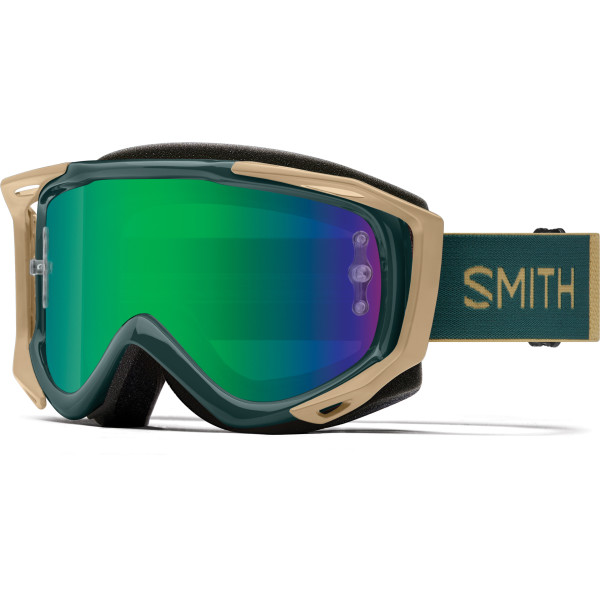 Óculos Smith Fuel V.2 SW -X M Color Spruce Safari - Espelho Verde Antifog Man
