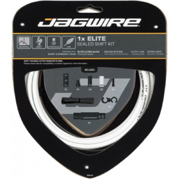 Jagwire Sealing Kit Dérailleur 1x Elite Kit Blanc