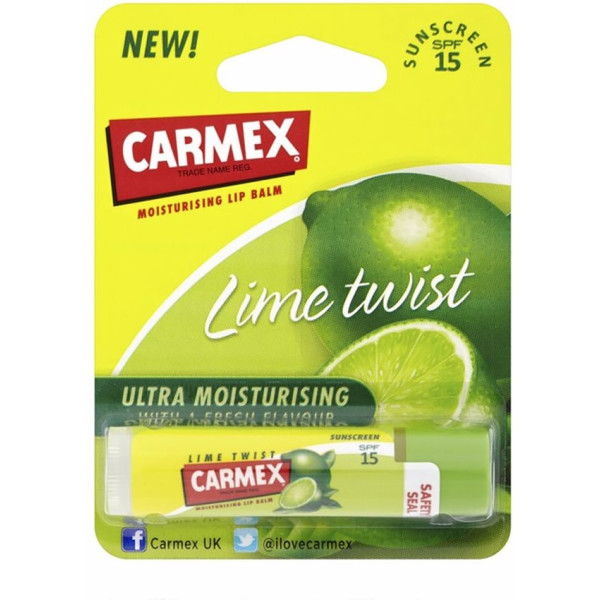 Carmex Lime Twist Balsamo per labbra Stick SPF15 425 G unisex