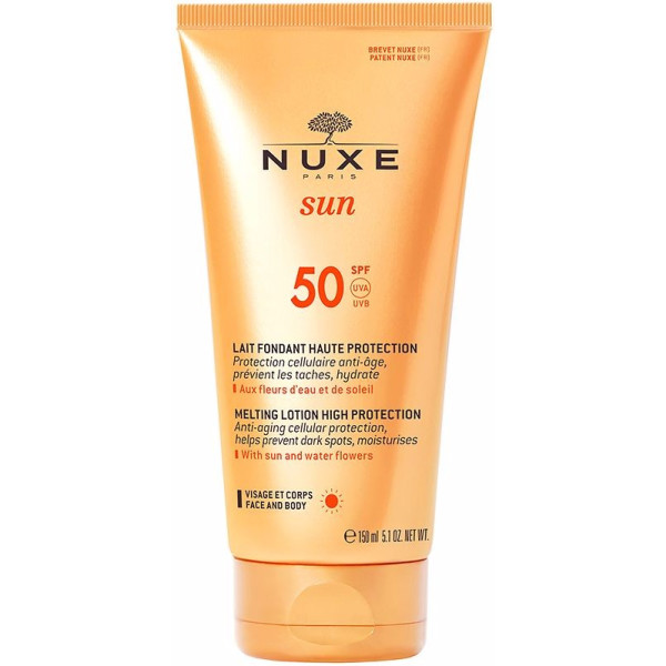 Nuxe Sun Lait Fondant Haute Protection Spf50 150 Ml Unisexe