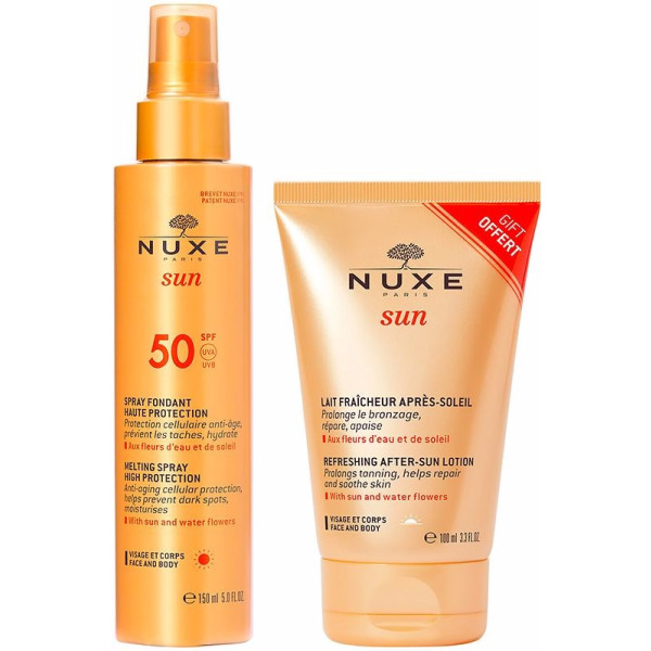 Nuxe Sun Spray Fondant Haute Protection Sp50 Lot 2 Pieces Unisex