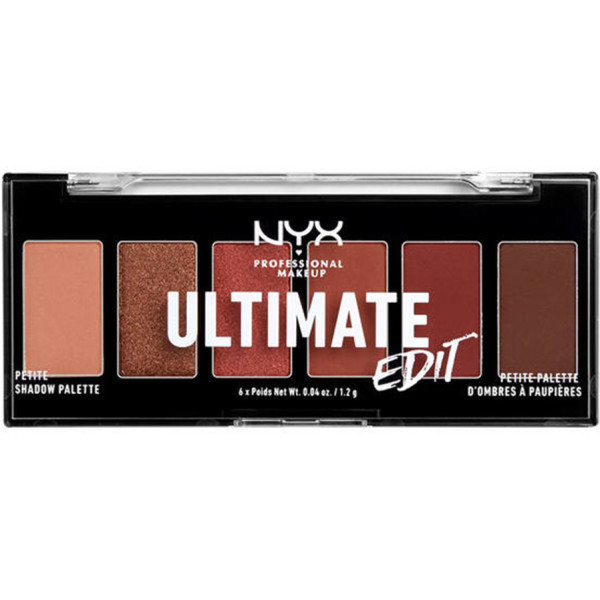 Nyx Ultimate Edit Petite Paleta de Sombras Neutros Quentes 6x12
