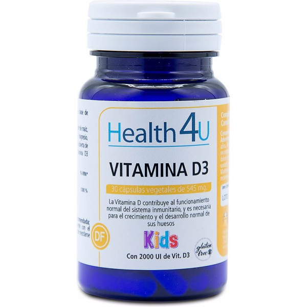 H4u Vitamina D3 Kids 545 Mg 30 Cápsulas Unisex