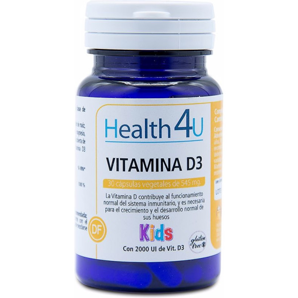 H4u Vitamine D3 Enfants 545 Mg 30 Gélules Unisexe