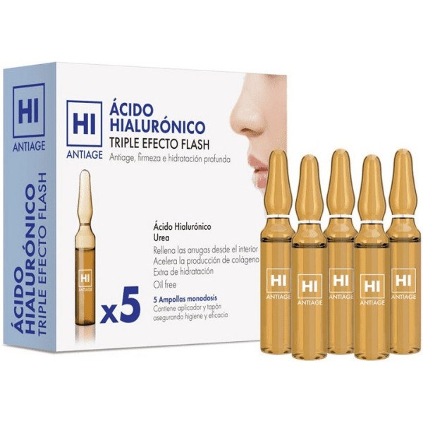Redumodel Hi Anti-âge Acide Hyaluronique Ampoules Triple Flash Effet 5 Unisexe