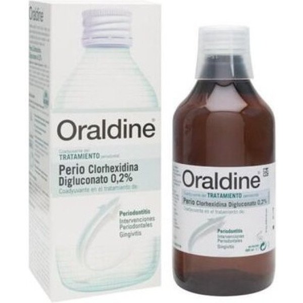 Oraldine Perio Chloorhexidine Spoeling 400 Ml Unisex