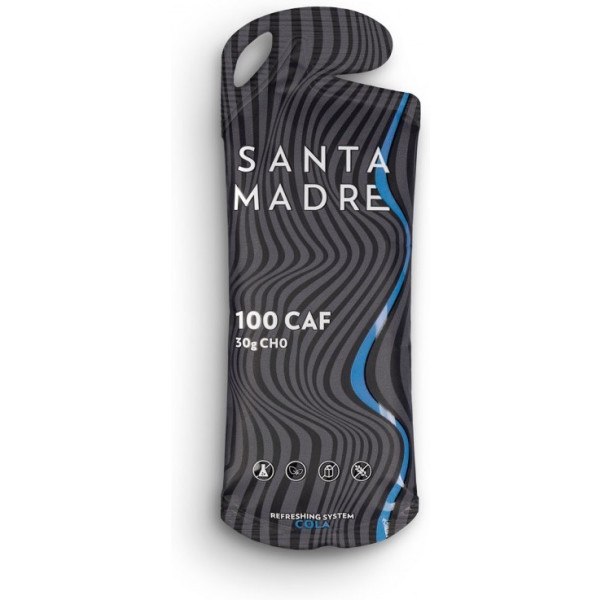 Santa Madre Gel 50 ml with 30gr of CHO 100 mg Caffeine 30 Gels X 50 Ml