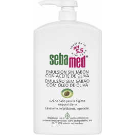 Sebamed Emulsión Sin Jabón Gel De Baño Con Aceite De Oliva 1000 Ml Unisex