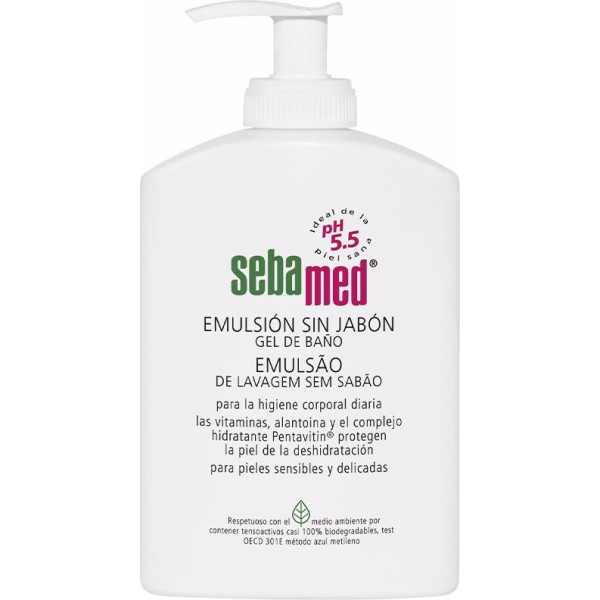 Sebamed Emulsion Sans Savon Gel De Bain 500 Ml Unisexe