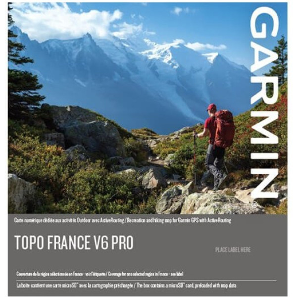 Carte Garmin Microsd/sd : Topo France V6 Pro